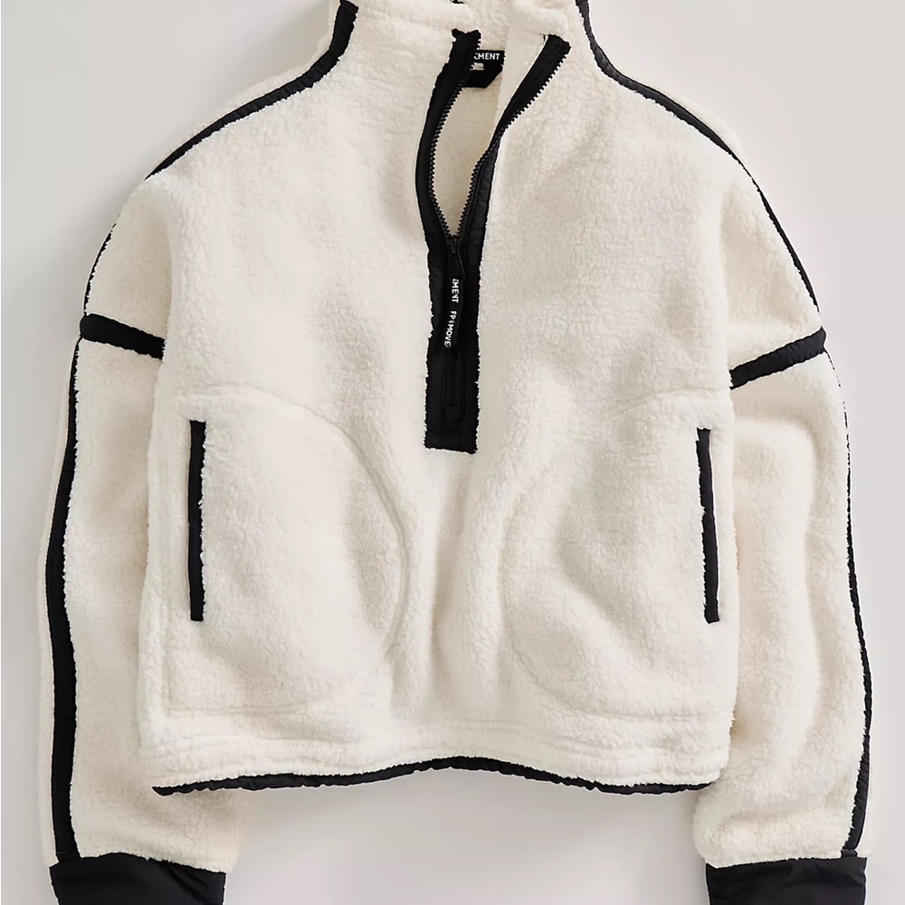 Free People Mountain High Half Zip Fleece- Size XS - NWOT